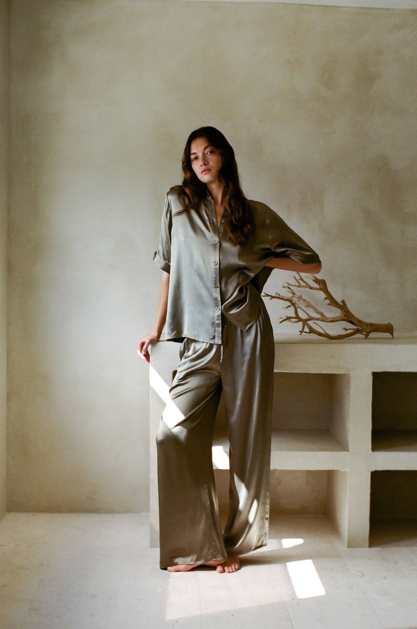 Satin Pajama Set