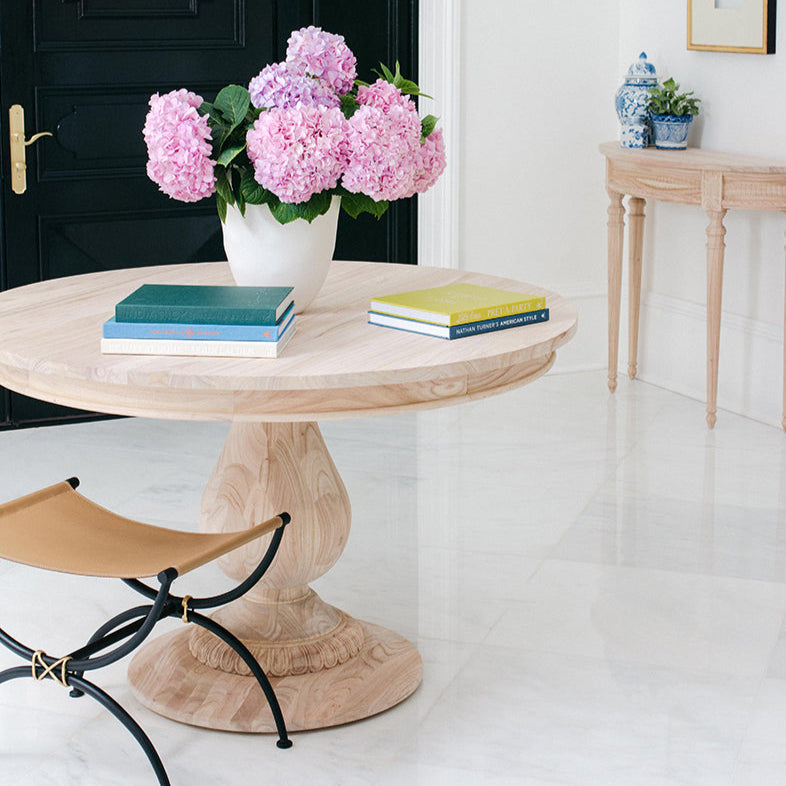 48" Charlotte Pedestal Table (Natural)