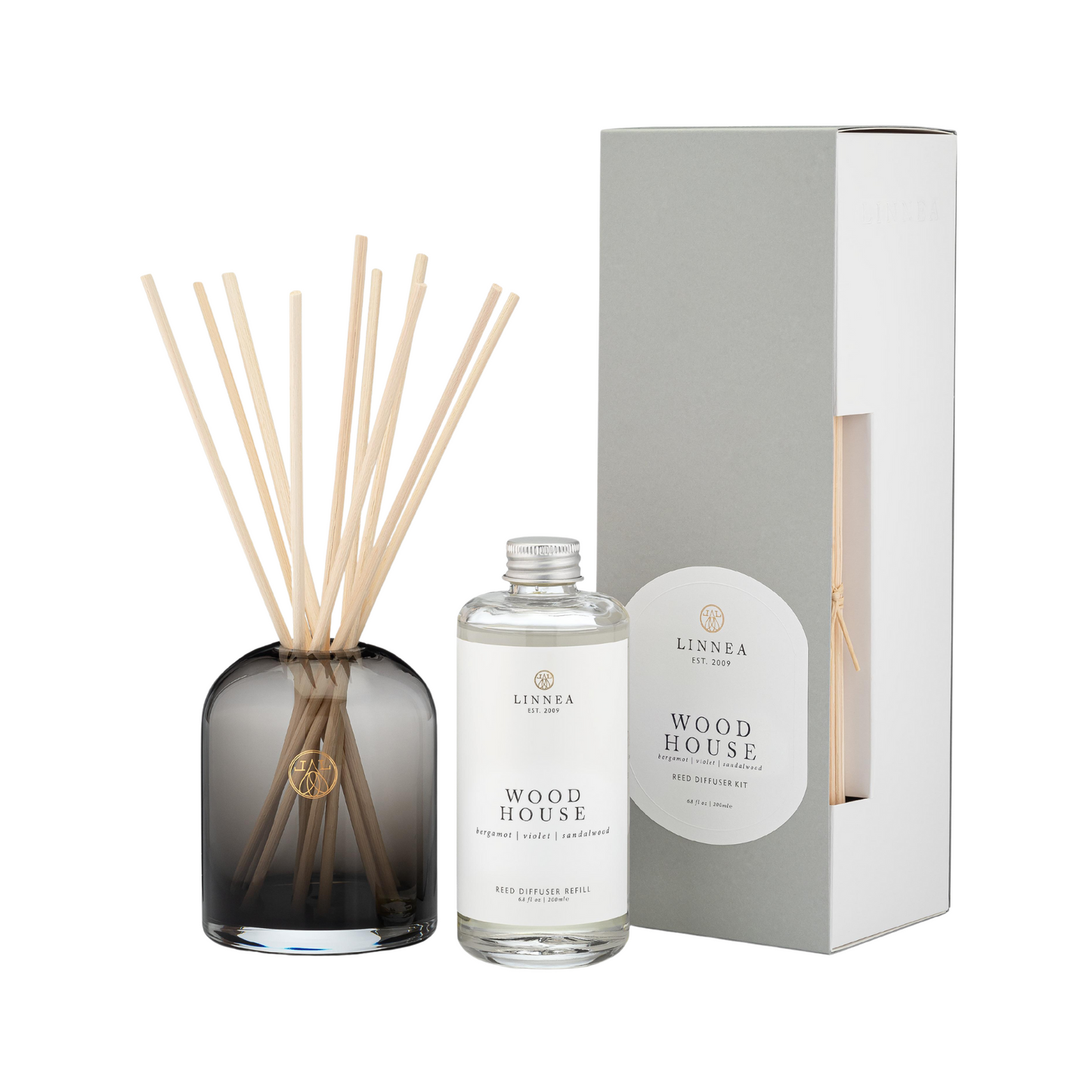 Wood House Reed Diffuser Kit