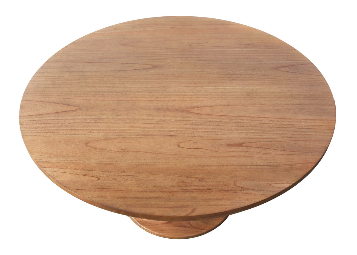 55" Charlotte Pedestal Table (Golden Oak)