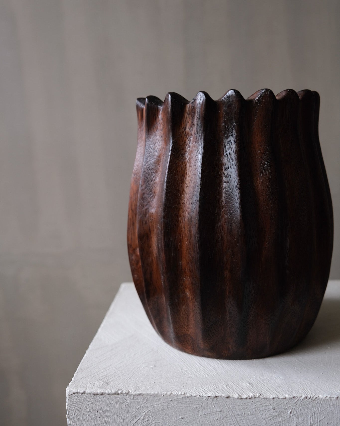 Tulip Bowl Brown