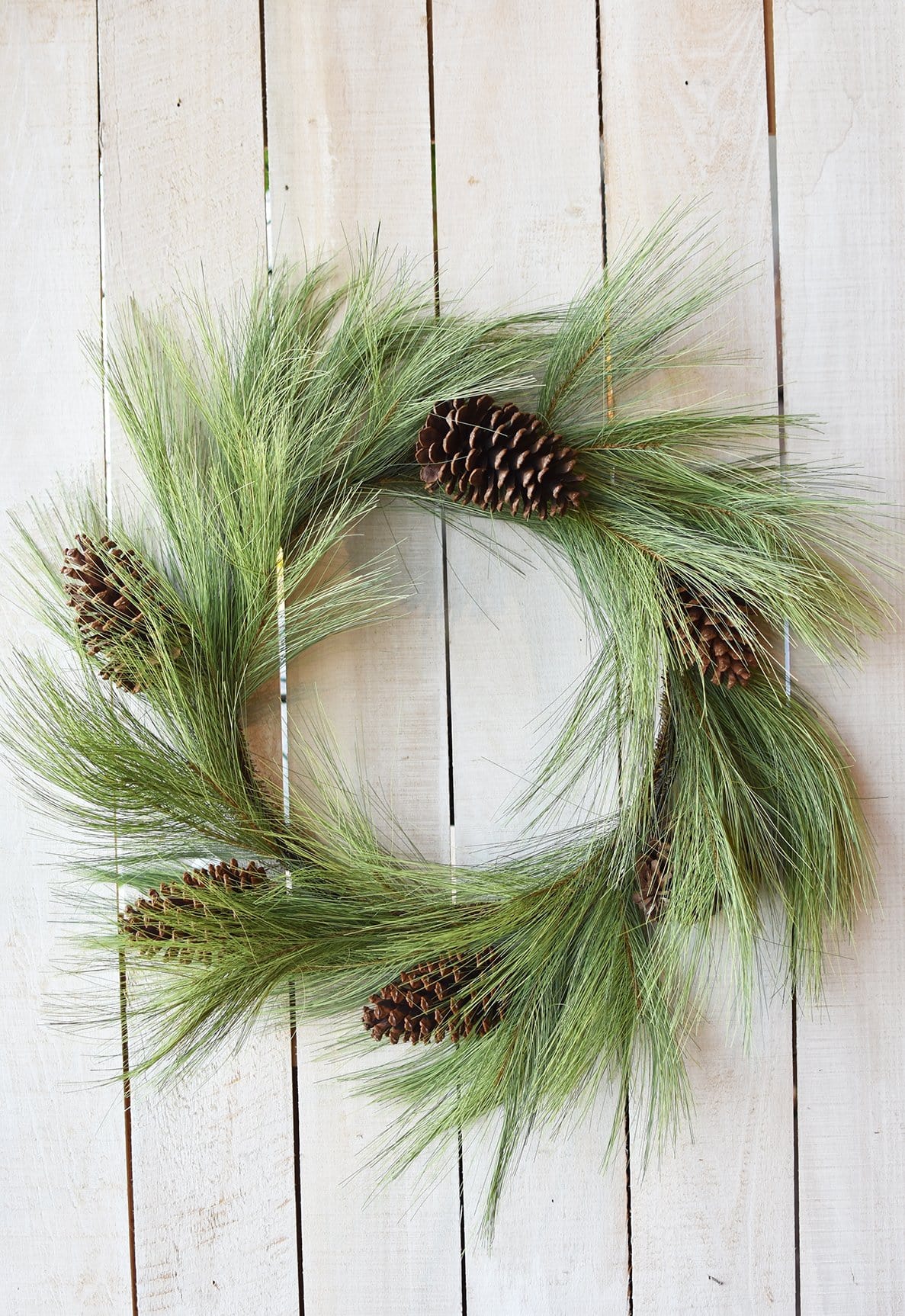 30" Faux Long Needle Pine Wreath