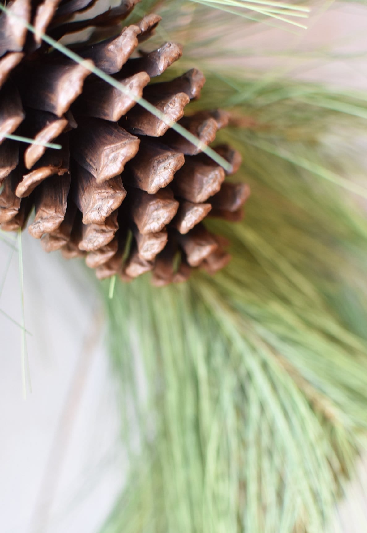 30" Faux Long Needle Pine Wreath