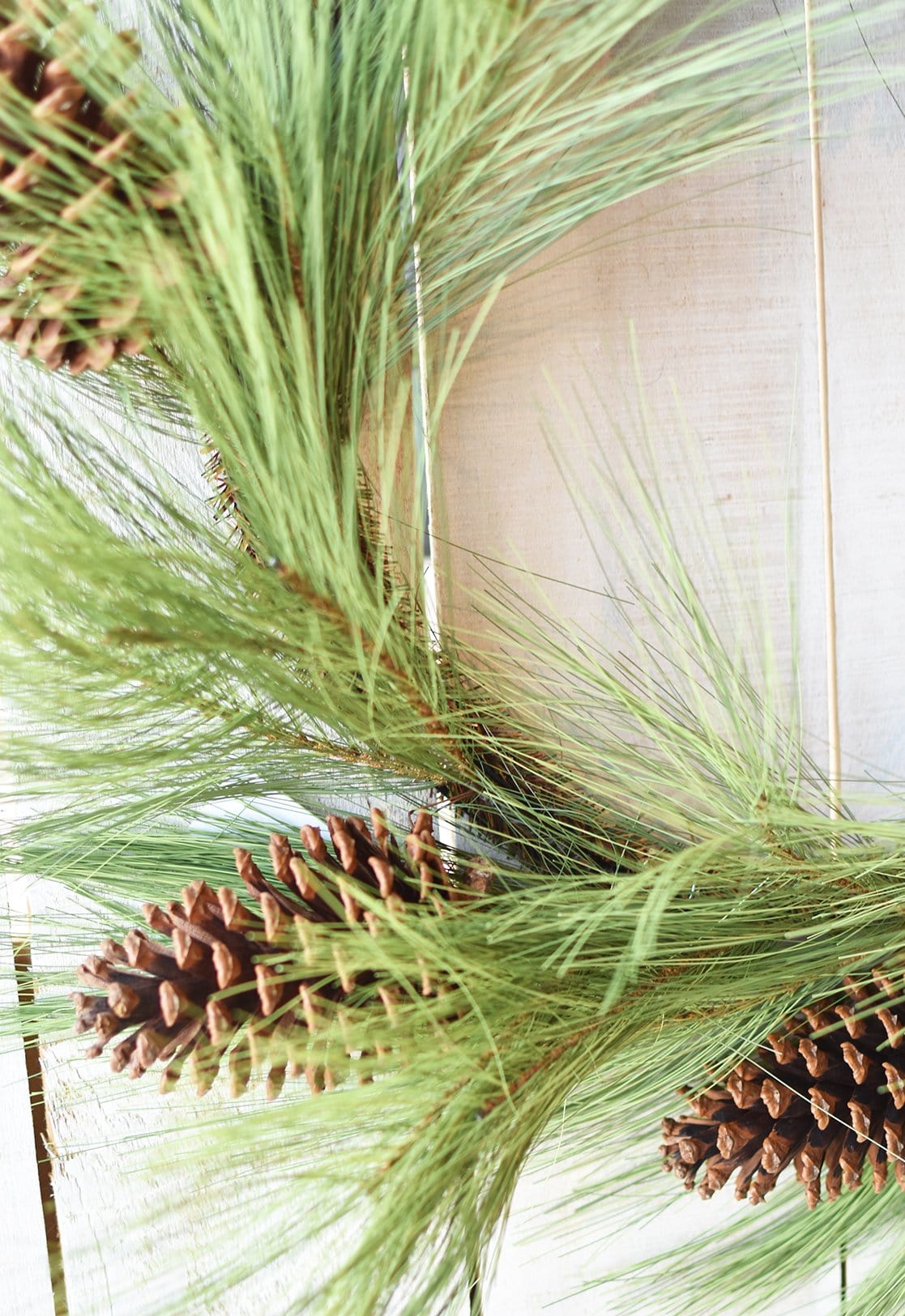 30" Faux Long Needle Pine Wreath