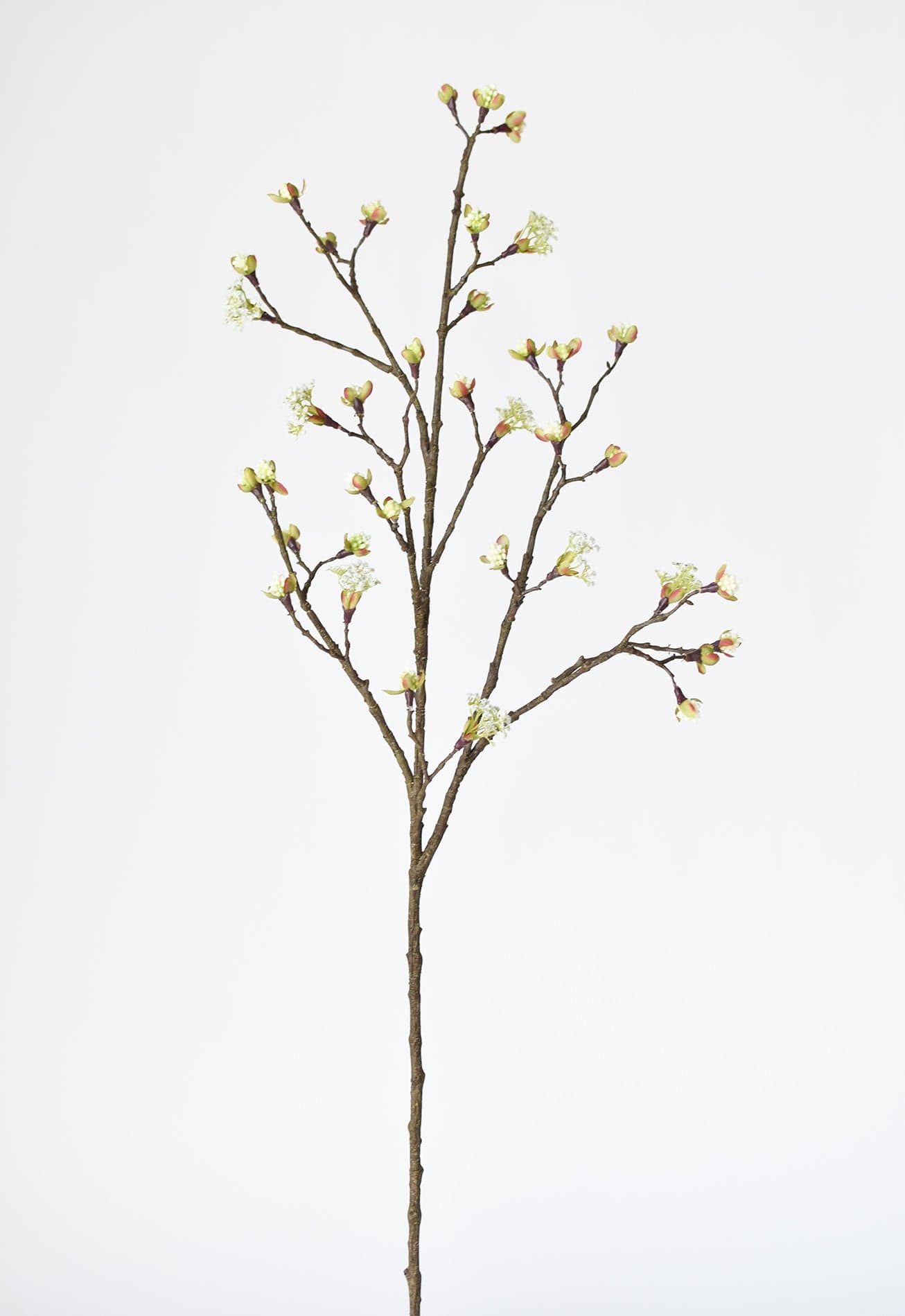 42" Faux Budding Blossom Branch Stem