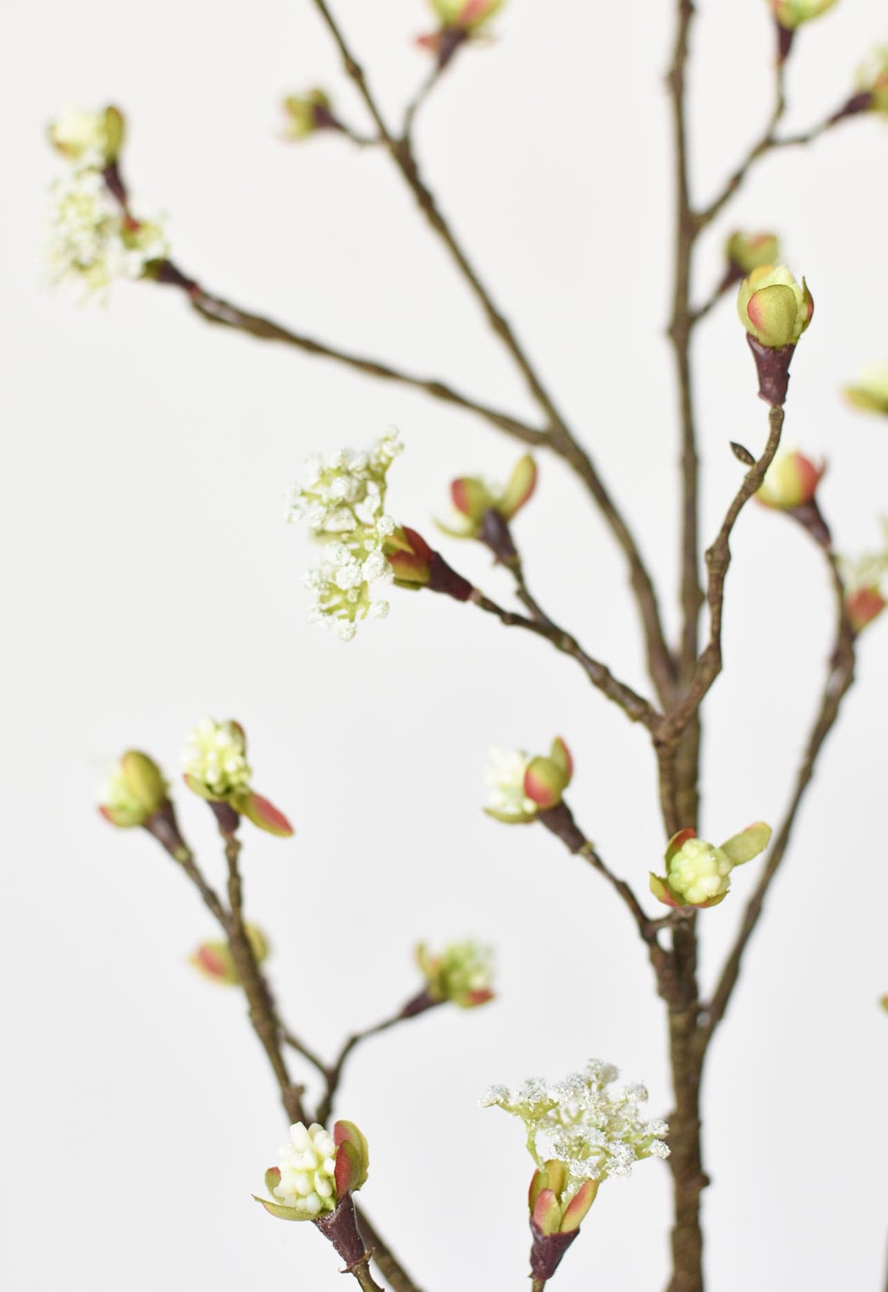 42" Faux Budding Blossom Branch Stem