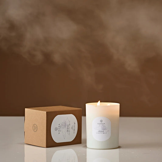 Linnea fog large candle