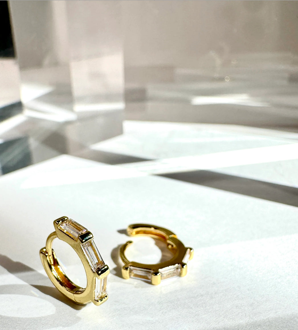 Baguette Huggy Earrings