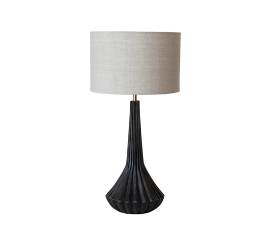 Mango Wood Table Lamp