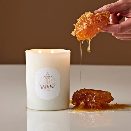 Linnea Gilded Honey 2 wick candle