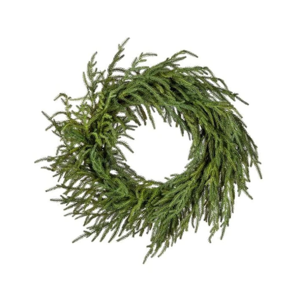 24" RealTouch Norfolk Pine Wreath