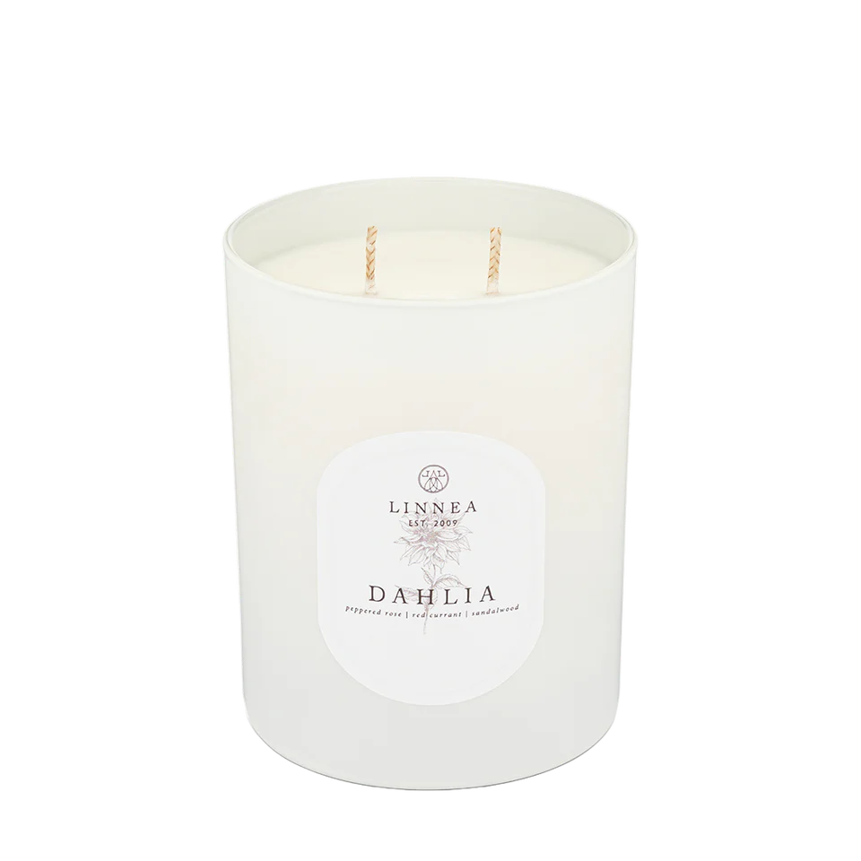 Dahlia two wick candle