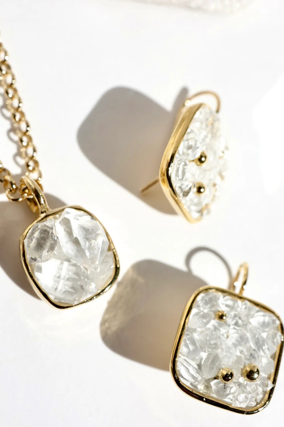 Herkimer Cluster Necklace