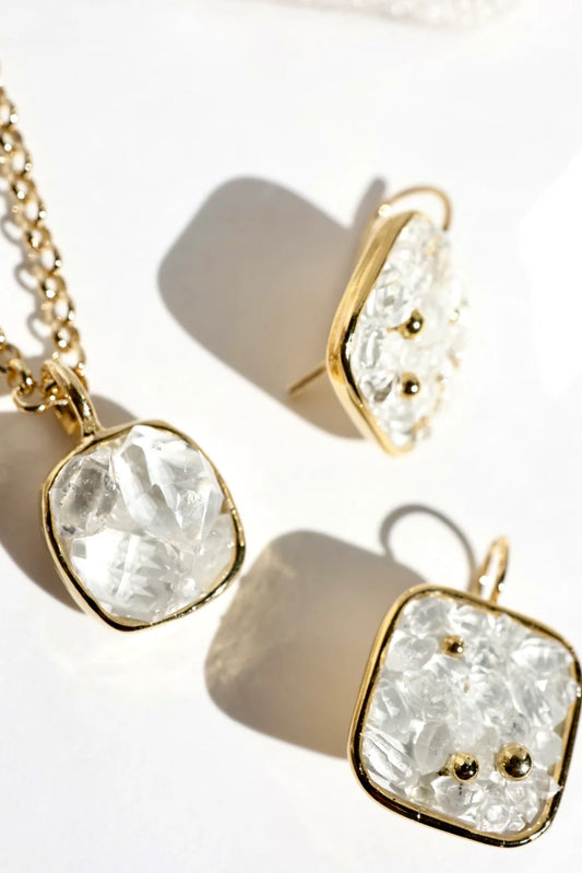 Herkimer Cluster Necklace