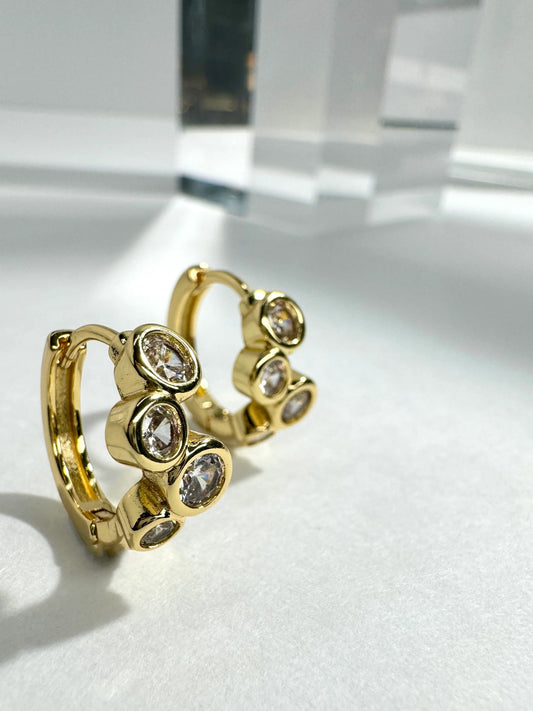 Constellation Cluster Huggie Earring