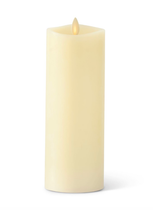 3x8.5" Ivory Flameless Candle