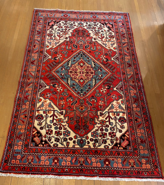 Vintage Persian Malayer Rug 5' x 8'4"