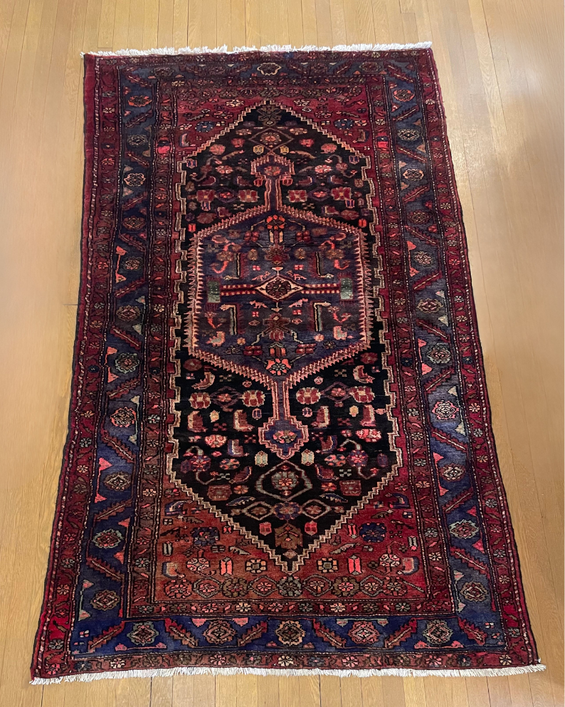 Vintage Persian Anatolian Rug 4'5" x 7'5"