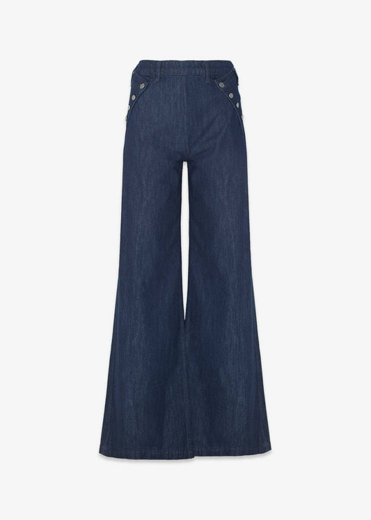 Dina High Waisted Wide