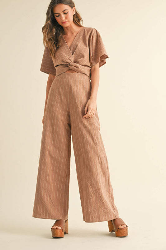 Stripe Pattern Pants