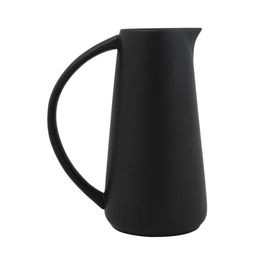 Matte Black Minimalist Pitcher