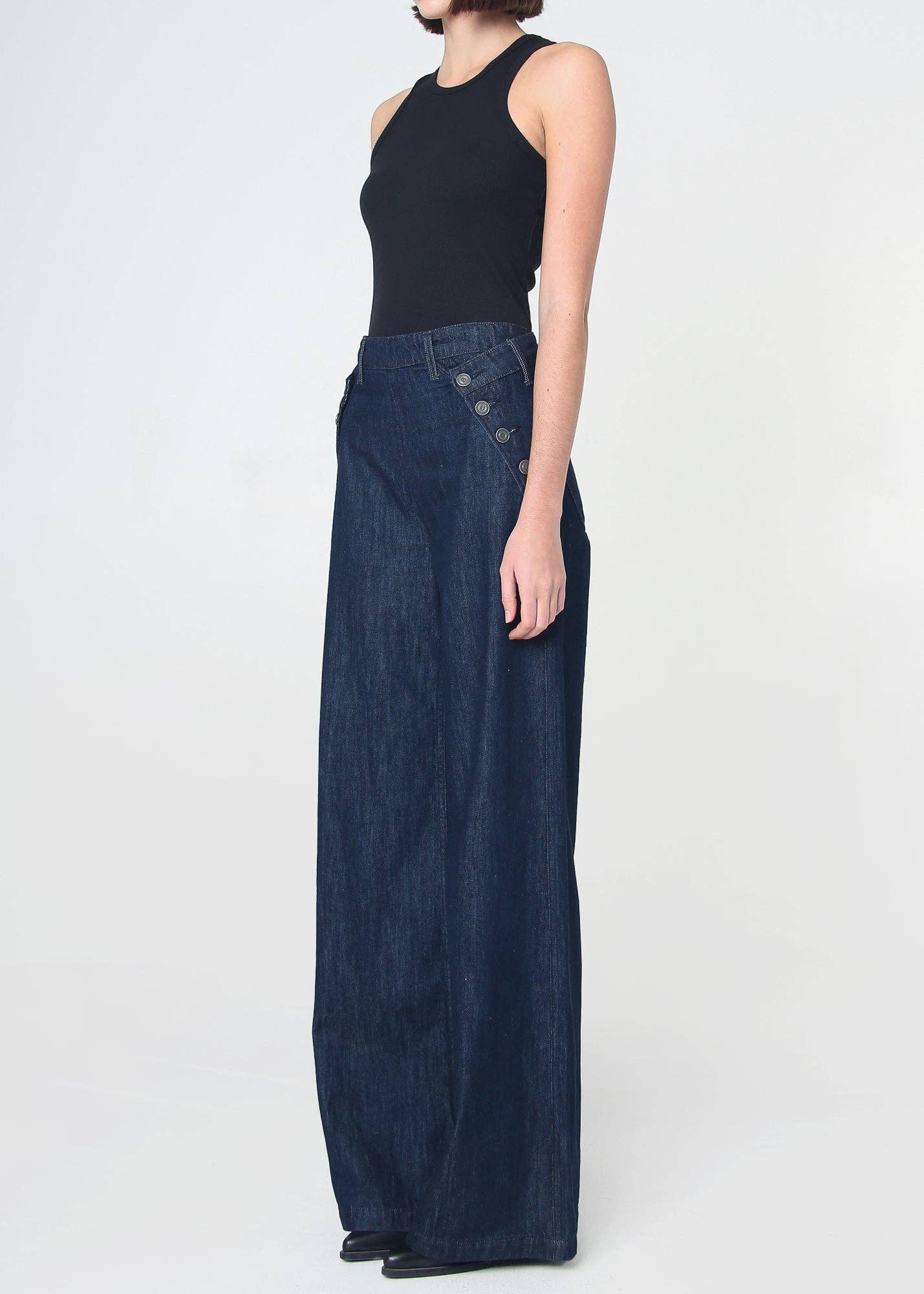 Dina High Waisted Wide