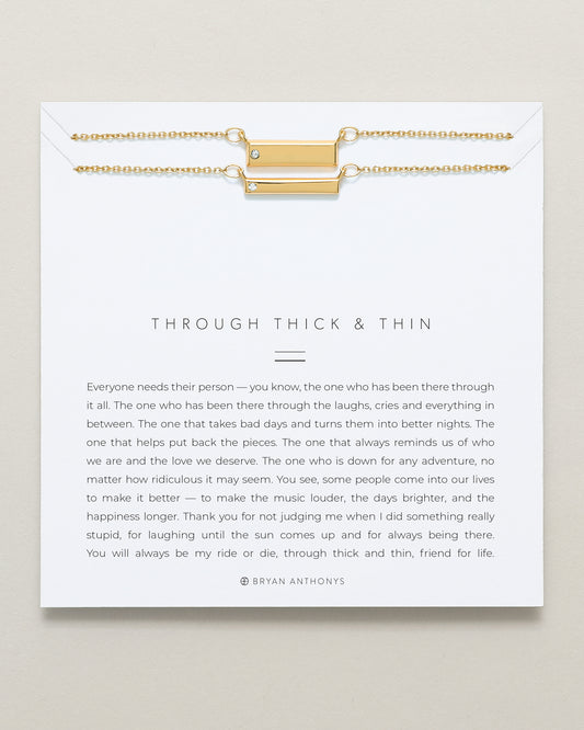 Through Thick & Thin Necklace Set