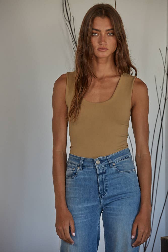 S1187N | Double Layered Seamless Top