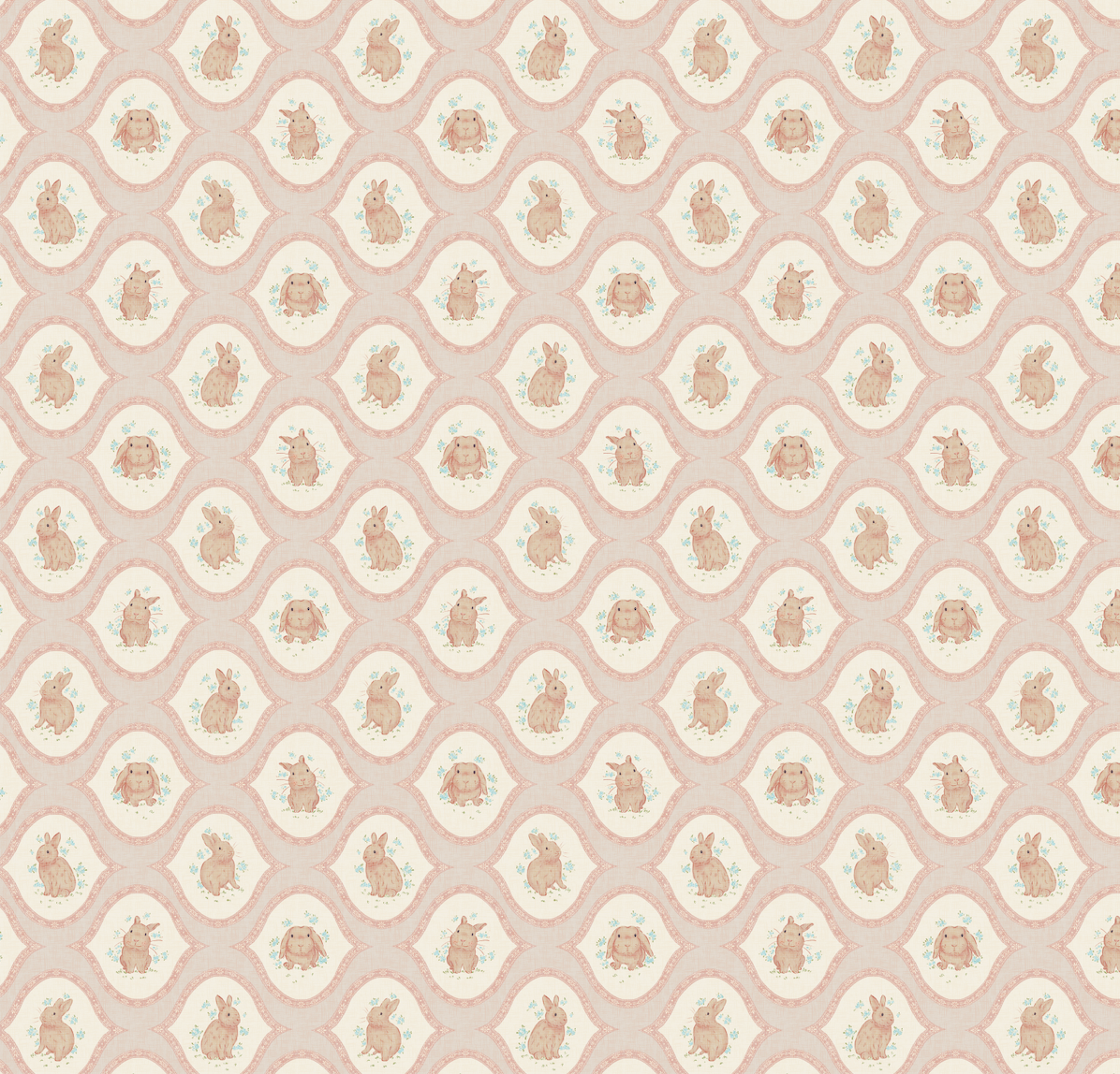 Poppie Wallpaper by Niranjana Mani Design