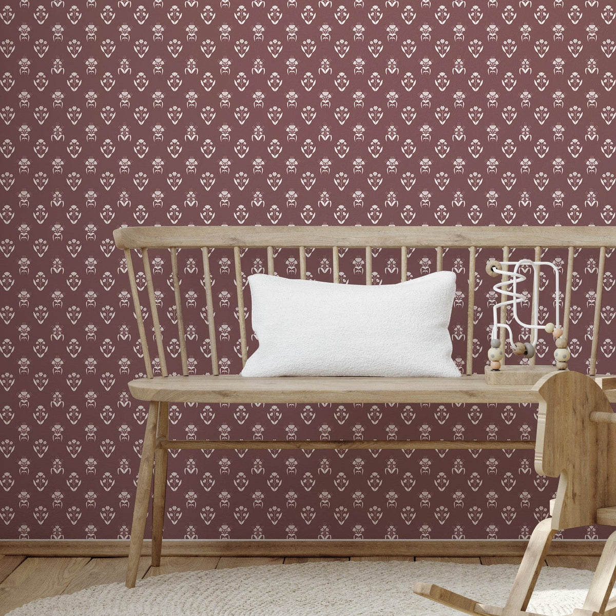 Laina Wallpaper by Quirky Paisley Designs