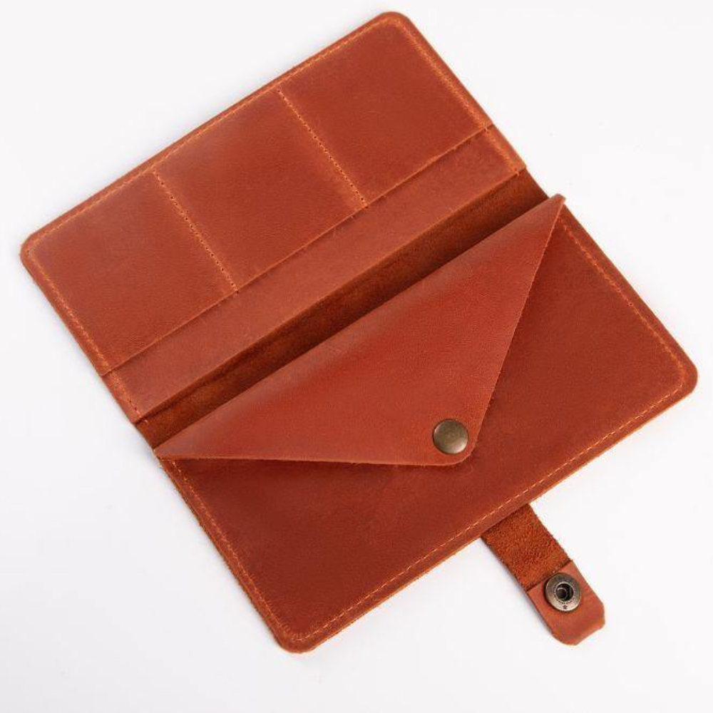 Women's Genuine Leather Cell Phone Wallet