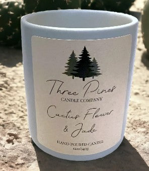 Cactus Flower & Jade Candle