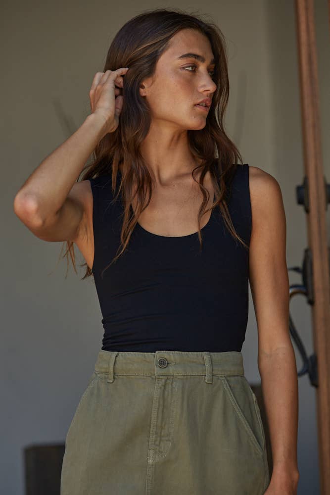 S1187N | Double Layered Seamless Top