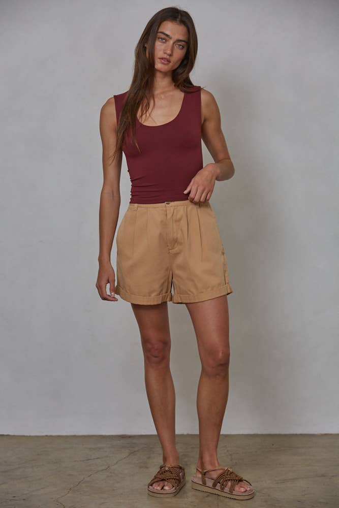 S1187N | Double Layered Seamless Top