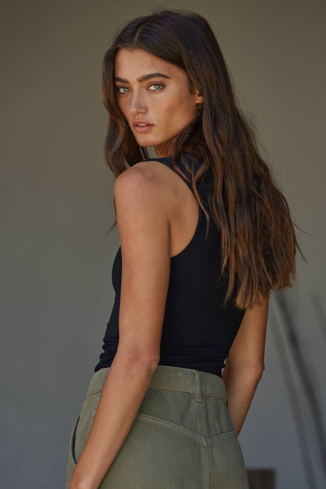 S1187N | Double Layered Seamless Top