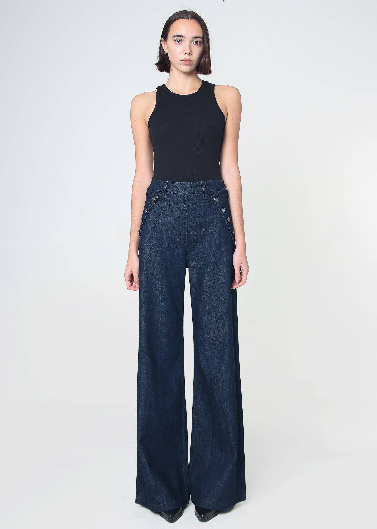 Dina High Waisted Wide