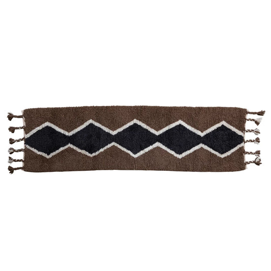 Hand-Woven Wool Tufted Runner