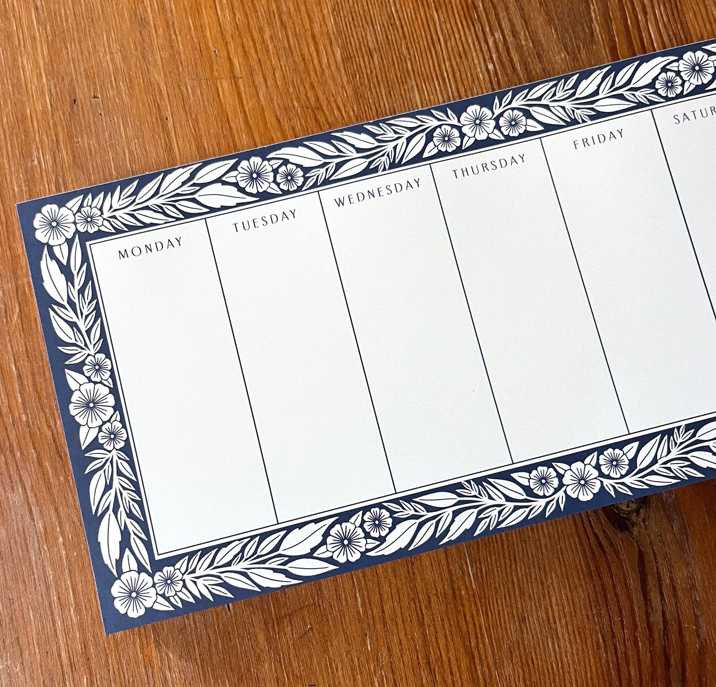 Weekly View Notepad