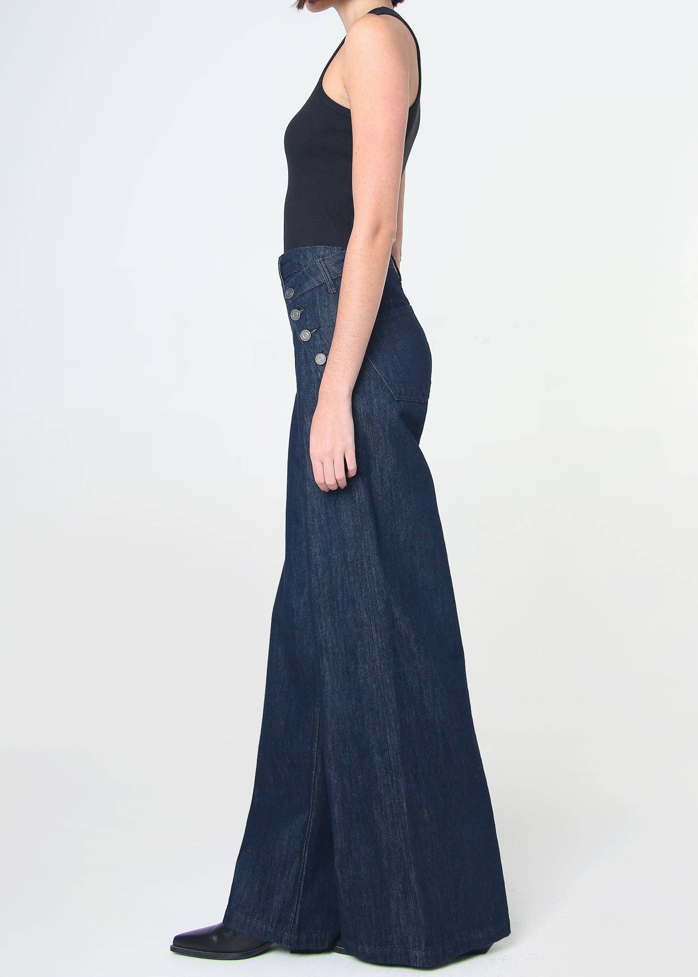 Dina High Waisted Wide