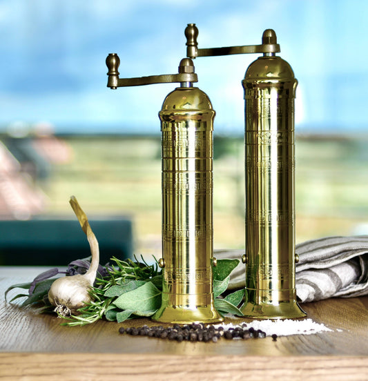 9" Solid Brass Pepper Grinder