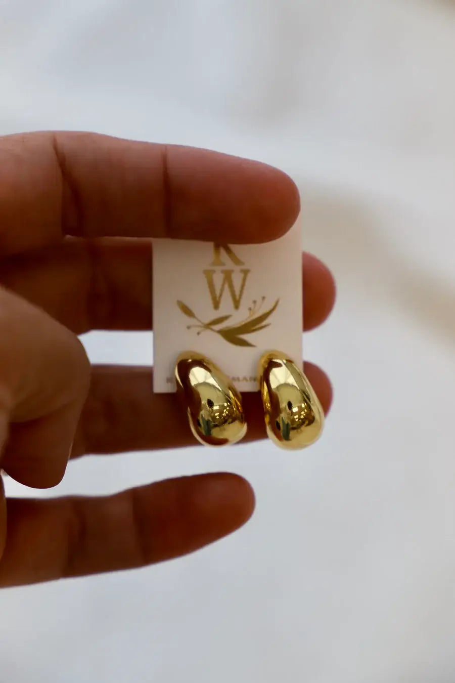 Bonnie Chunky Tear Drop Studs
