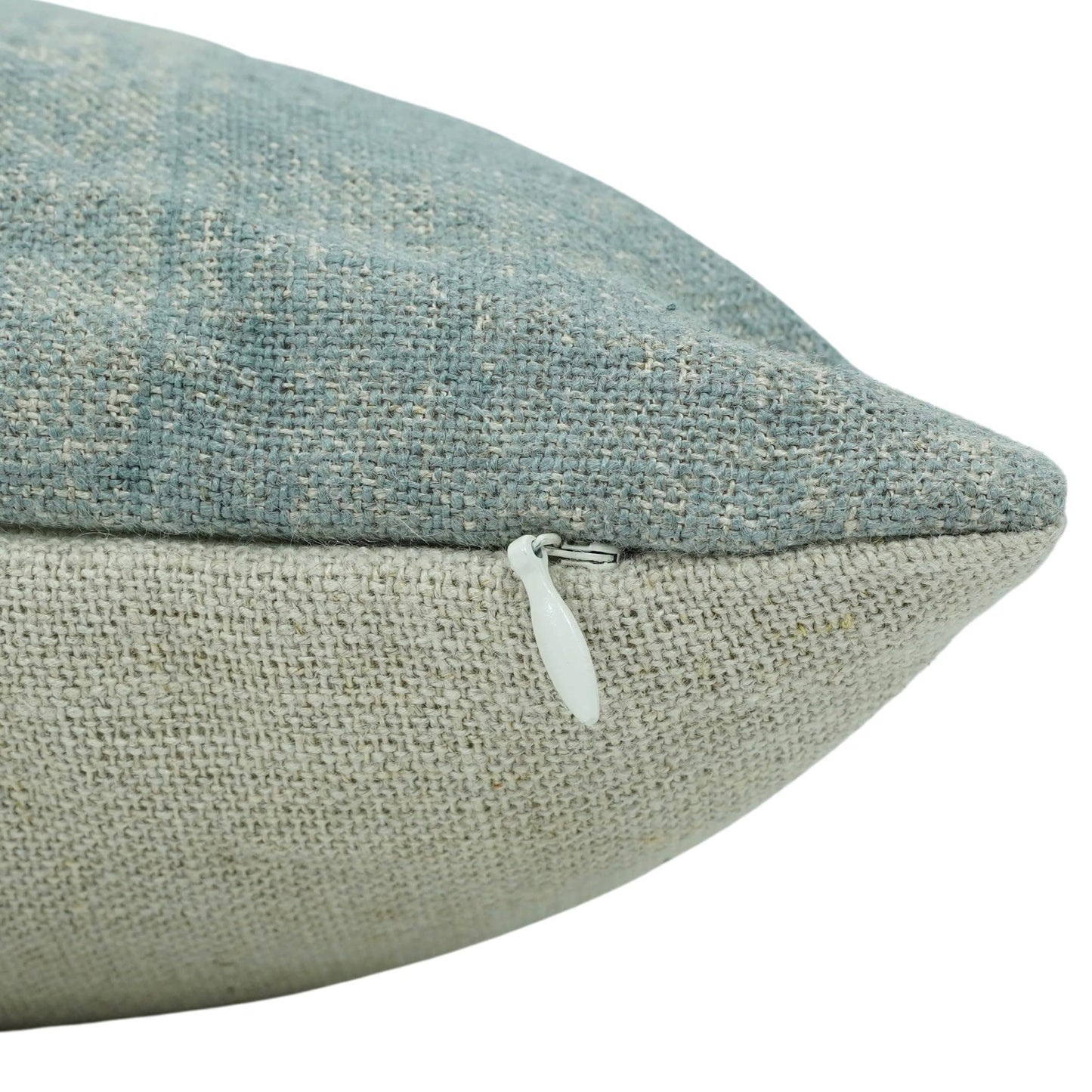 Light Blue Thick Linen Pillow