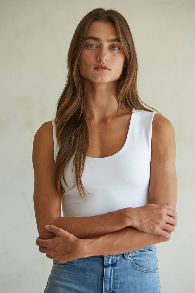 S1187N | Double Layered Seamless Top