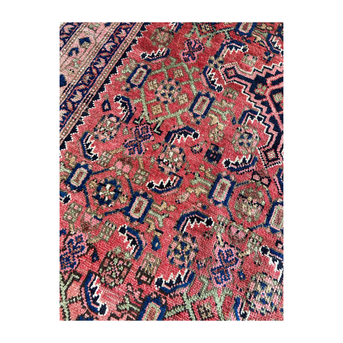 Antique Persian Mahal Rug 4'5" x 7'2"