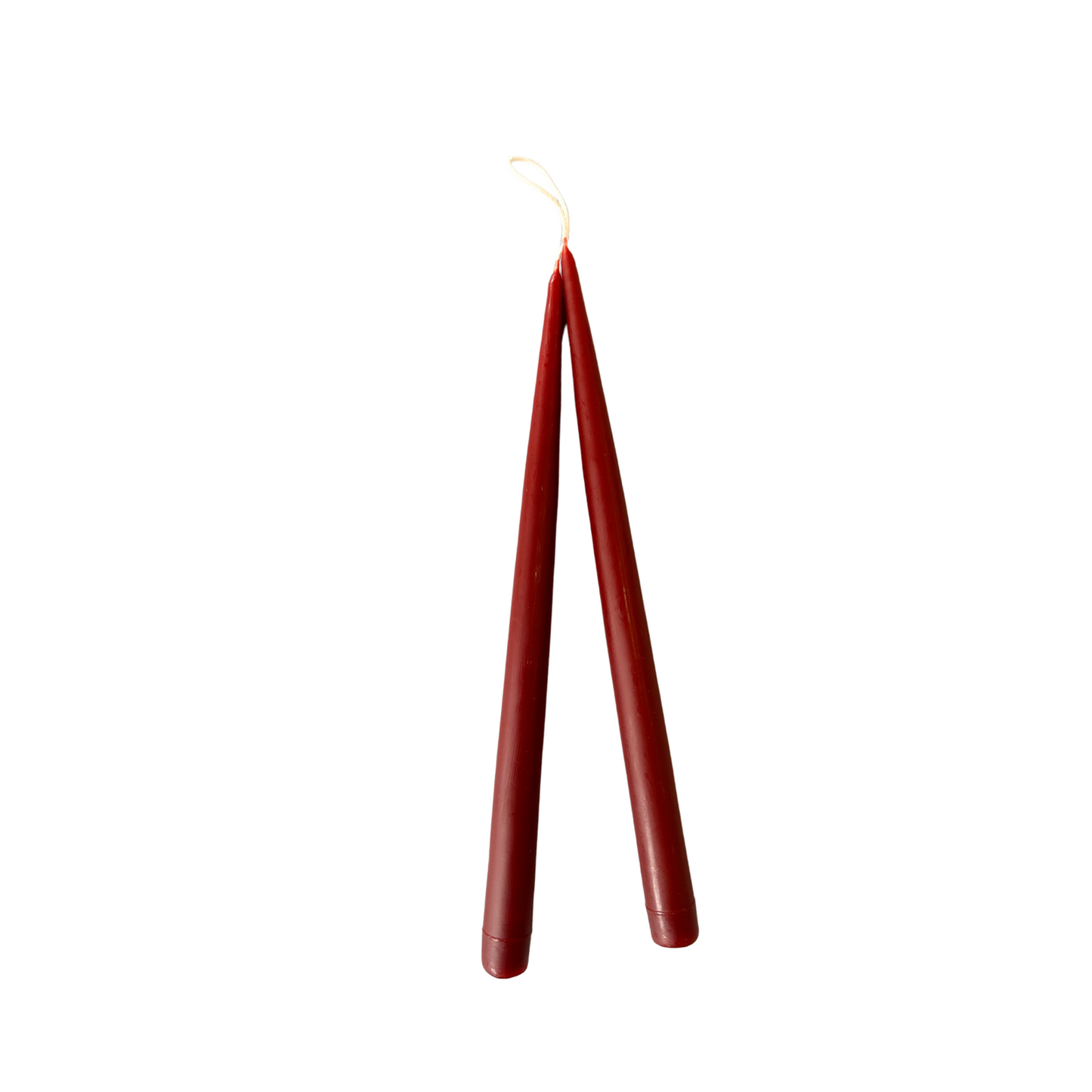 Hand-Dipped Taper Candle Pair - 13"