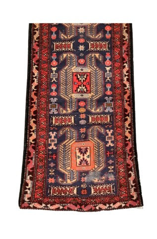 Vintage Kazak Runner 3'3" x 10'2"