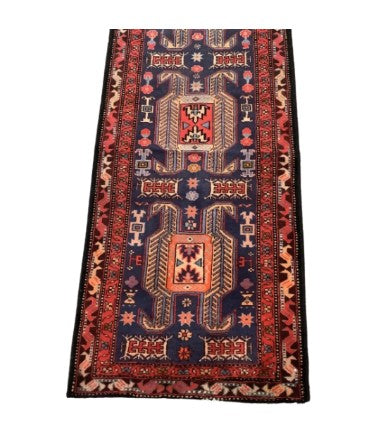 Vintage Kazak Runner 3'3" x 10'2"