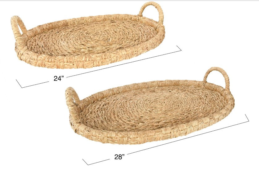 Seagrass Tray with Handles