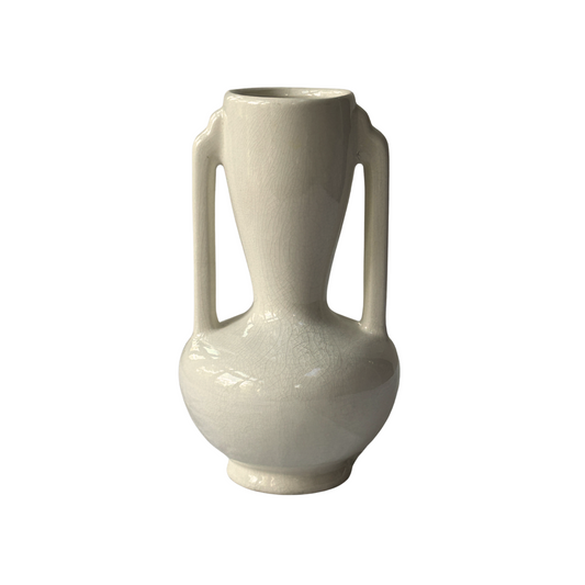 Vintage Handled Vase Cream