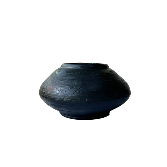 Black Terracotta Pot III